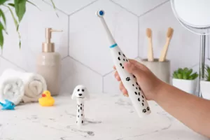 Ardesto toothbrush electric ETB-003DOG, for kids, 8.8th. fluct/min, nozzle-3, IPX6, white