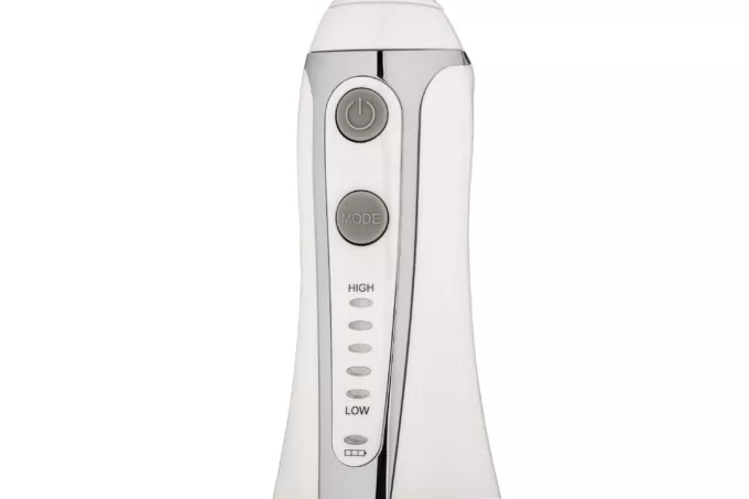 Іригатор ARDESTO портативний, чаша 300 мл, Li-ion акум. в компл., чохол, 7 насадок, білий