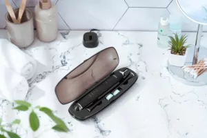 Щетка зубная электр. Ardesto ETB-211B, 40т. колеб/мин, насадок-5, футляр, IPX7, черный