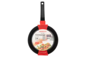 ARDESTO Fry pan Gemini Foggia, 24cm, aluminium, black