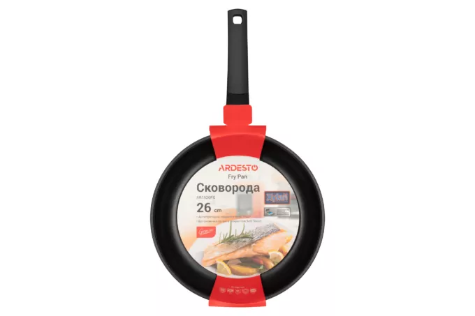 ARDESTO Сковорода Gemini Foggia, 26см, алюміній, чорний