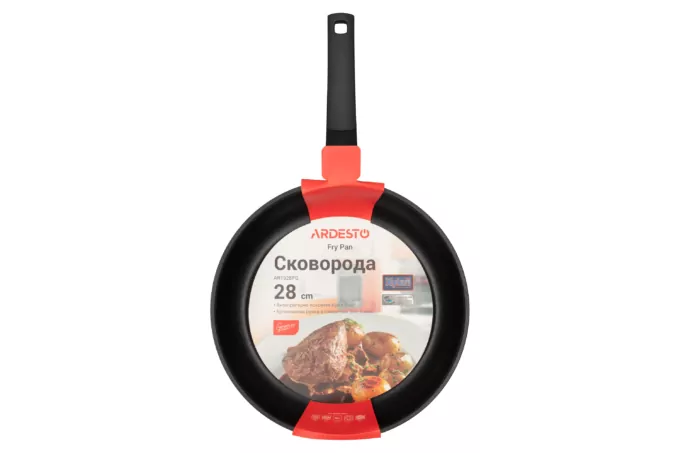 ARDESTO Сковорода Gemini Foggia, 28см, алюміній, чорний