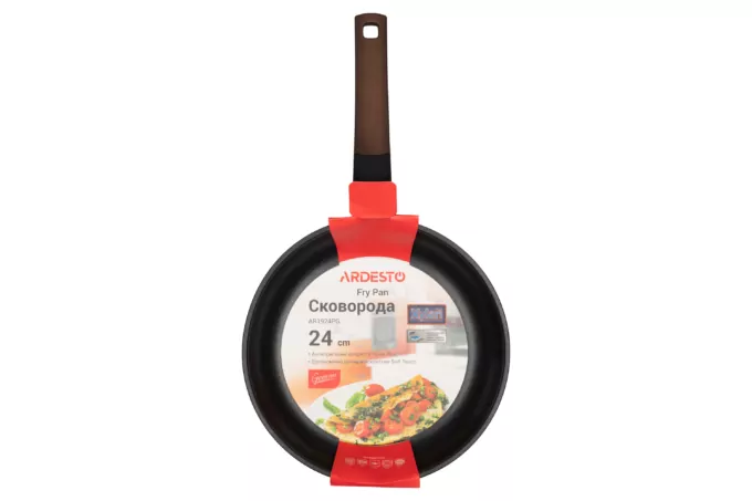 Fry pan ARDESTO Gemini Foggia, 24cm, aluminium, brown