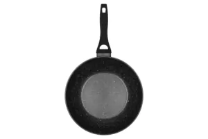 Сковорода ВОК Ardesto Gemini Anzio, 28см, алюміній, чорний