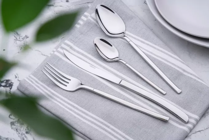 ARDESTO Cutlery set Black Mars Monza , 24pcs, stainless steel