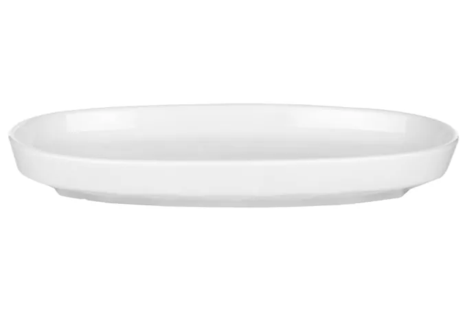 Ardesto Baking pan Gemini, 29.8х18.8х4cm, porcelain, oval, white