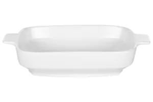 Ardesto Baking pan Gemini, 23х18.5х4.5cm, porcelain, square, white