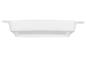 Ardesto Baking pan Gemini, 23х18.5х4.5cm, porcelain, square, white