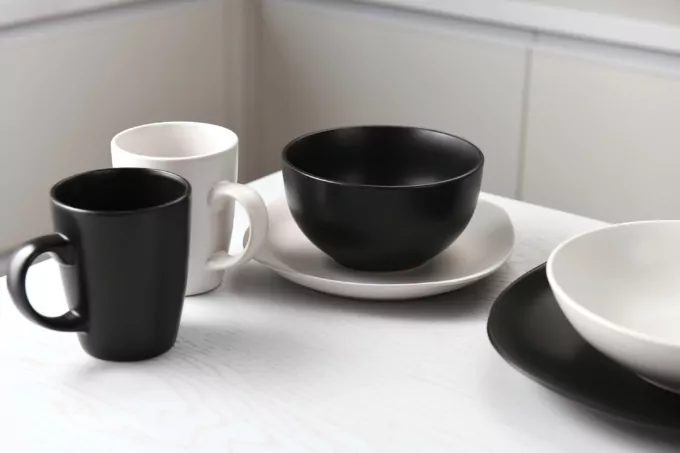 Ardesto Dinner plate Molize, 27х27cm, ceramics, square, black