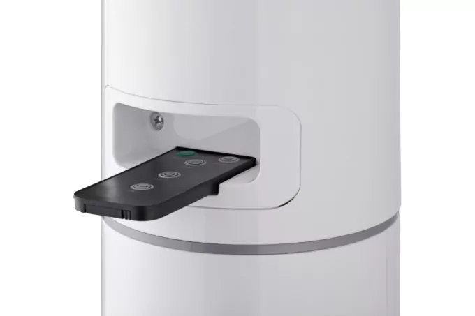 Вентилятор ARDESTO колонный, 90см, 50Вт, пульт ДУ, дисплей, черно-белый