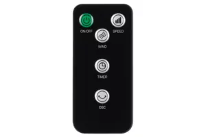 Вентилятор ARDESTO колонный, 90см, 50Вт, пульт ДУ, дисплей, черно-белый