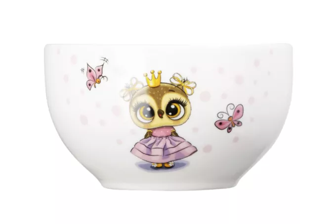 Набор детской посуды ARDESTO Princess owl 3 пр., фарфор AR3453OS