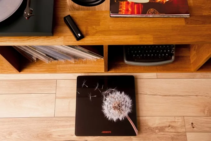 Весы Ardesto напольные BL, 150кг, AAAx2 в компл, стекло, многоцветные