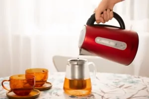 Ardesto electric kettle EKL-F300R, 1.7L, metal, Strix, red