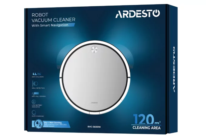 Robotic vacuum cleaner ARDESTO RVC-S600W