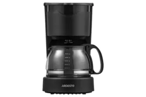 Ardesto coffee maker drip 0.6l, ground, silver-black