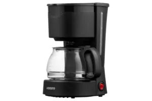Ardesto coffee maker drip 0.6l, ground, silver-black