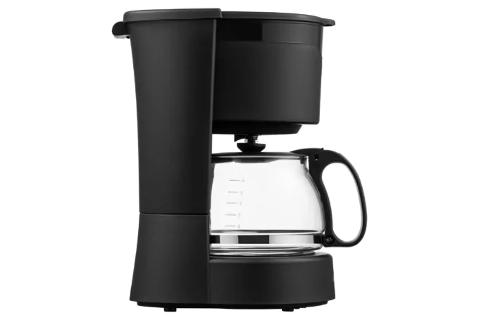 Ardesto coffee maker drip 0.6l, ground, silver-black