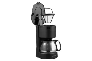 Ardesto coffee maker drip 0.6l, ground, silver-black