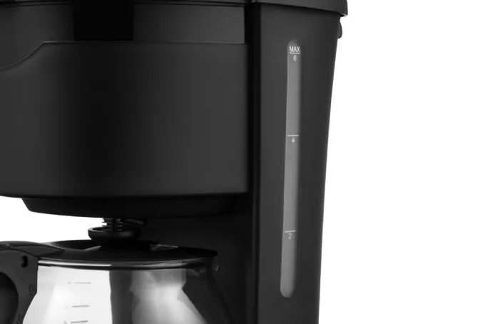 Ardesto coffee maker drip 0.6l, ground, silver-black