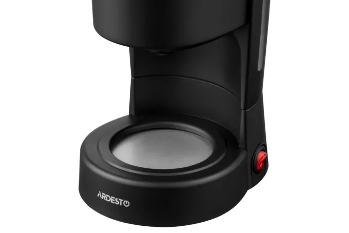 Ardesto coffee maker drip 0.6l, ground, silver-black