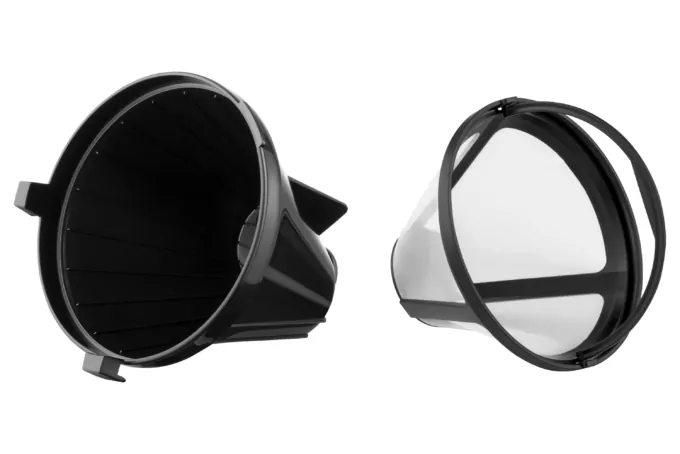 Ardesto coffee maker drip 0.6l, ground, silver-black