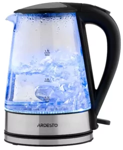 Електрочайник Ardesto 1.7л, Strix, скло, чорний