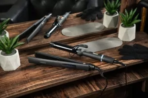 Плойка Ardesto HC-730G, 45Вт, D -32mm, 90-180C, кераміка, чорний