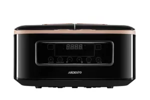 Ardesto multicooker, 900W, bowl-2х1.5l, electronic control, recipes book, 2 bowls, plastic, black