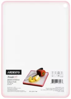 ARDESTO Дошка кухонна Fresh, 205х290х7 мм, рожевий, пластик
