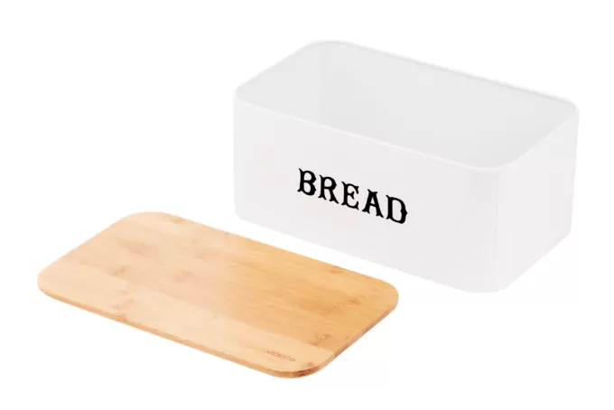 Хлебница ARDESTO Midori, металл/бамбук, белая AR4230MW