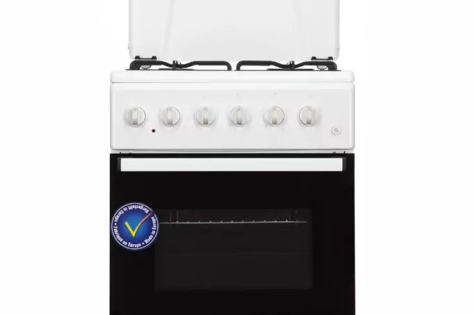 Плита ARDESTO комбі, 52л, 50×60см, форсунки LPG (підключення газового балона), білий