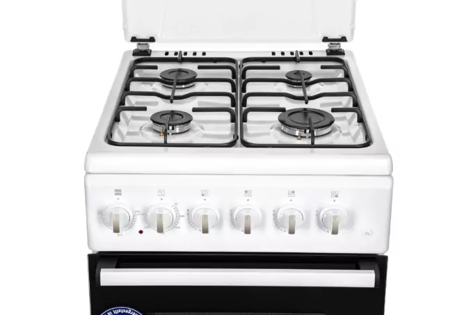 Плита ARDESTO комбі, 52л, 50×60см, форсунки LPG (підключення газового балона), білий