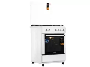 Плита ARDESTO комби, 64л, 60×60см, конвекция, чугун, подсветка, форсунки LPG (подключение газового баллона), съемные направляющие, белый