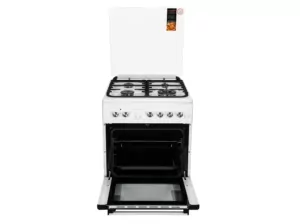 Плита ARDESTO комби, 64л, 60×60см, конвекция, чугун, подсветка, форсунки LPG (подключение газового баллона), съемные направляющие, белый