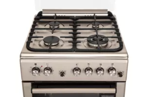 Плита ARDESTO комби, 64л, 60×60см, конвекция, чугун, подсветка, форсунки LPG (подключение газового баллона), съемные направляющие, серебристый