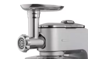 Кухонна машина Ardesto 1500Вт, чаша-метал, корпус-метал, насадок-10, сріблясто-сірий