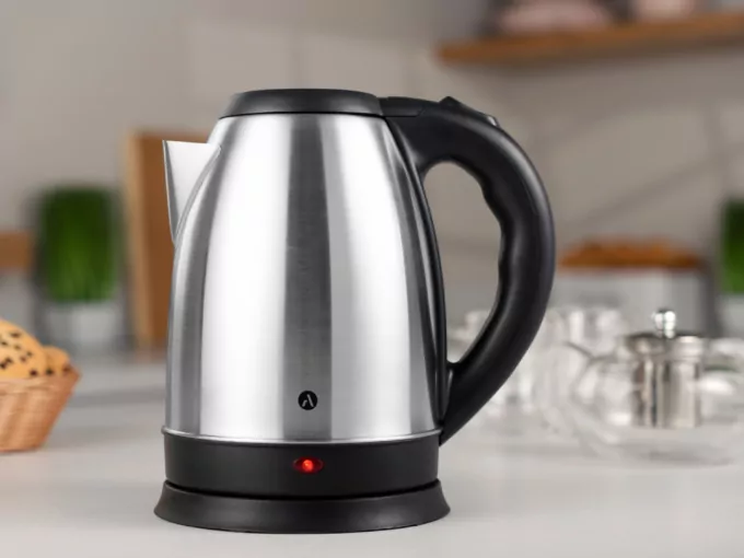 Ardesto electric kettle, 1.8L, metal, silver