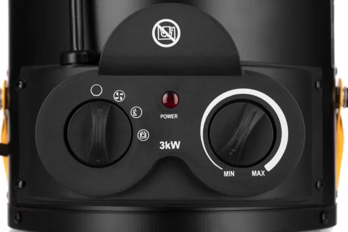 Тепловая пушка ARDESTO, 30м2, 3000Вт, мех. упр-ние, 340 м3/ч, керам. нагрев. элемент, белый