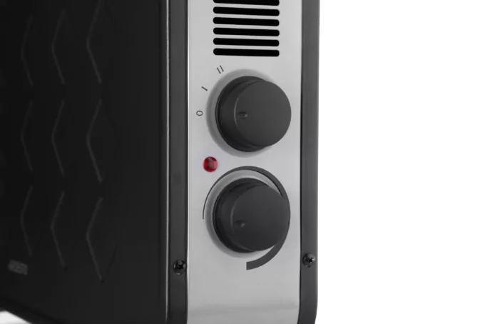 Конвектор ARDESTO, 20м2, 2000Вт, мех. упр-ние, открытый нагрев. элемент, чёрный