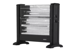 Infrared heater ARDESTO quartz, 15m2, 1650w, mechanical control, floorstanding, black