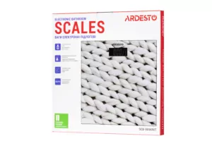 Ваги Ardesto підлогові Knit, 150кг, AAAx2 в комплекті, скло, багатокольорові