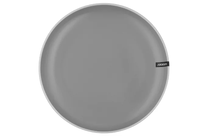 Ardesto Dinner plate   Cremona Dusty grey, 26cm, ceramics, gray