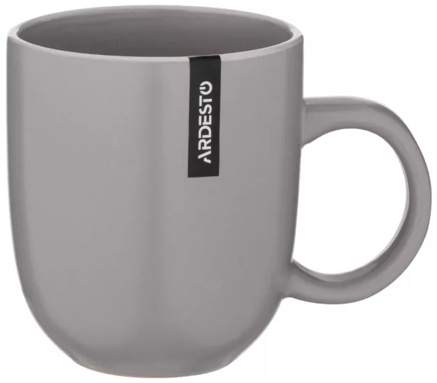 Mug ARDESTO Cremona Dusty grey, 390ml, ceramics, gray