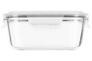 Ardesto Food storage container Gemini 1.2l, borosilicate glass, plastic, square, transparent