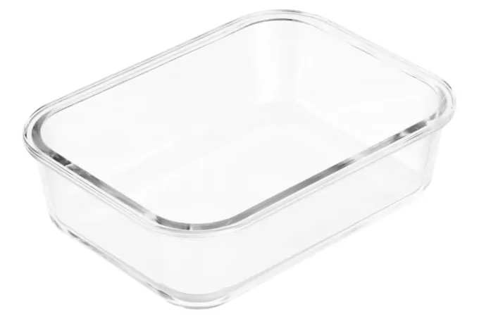 Контейнер для зберігання харчових продуктів ARDESTO Gemini, 1.5л, боросилікатне скло, пластик, прямокутний, прозорий