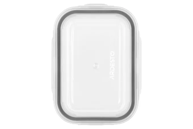 Контейнер для хранения пищевых продуктов Ardesto Gemini, 0.4л, боросиликатное стекло, пластик, прямоугольный, прозрачный