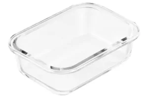 Контейнер для хранения пищевых продуктов Ardesto Gemini, 0.4л, боросиликатное стекло, пластик, прямоугольный, прозрачный