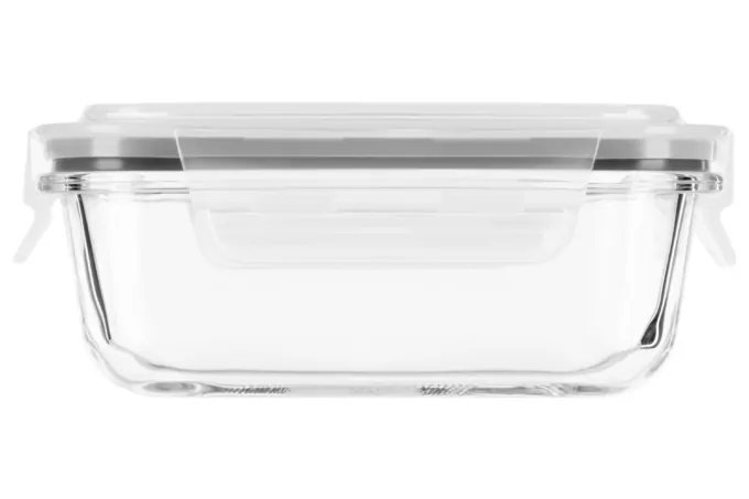 Контейнер для хранения пищевых продуктов Ardesto Gemini, 0.4л, боросиликатное стекло, пластик, прямоугольный, прозрачный
