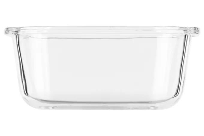 Контейнер для хранения пищевых продуктов Ardesto Gemini, 0.5л, боросиликатное стекло, пластик, квадратный, прозрачный